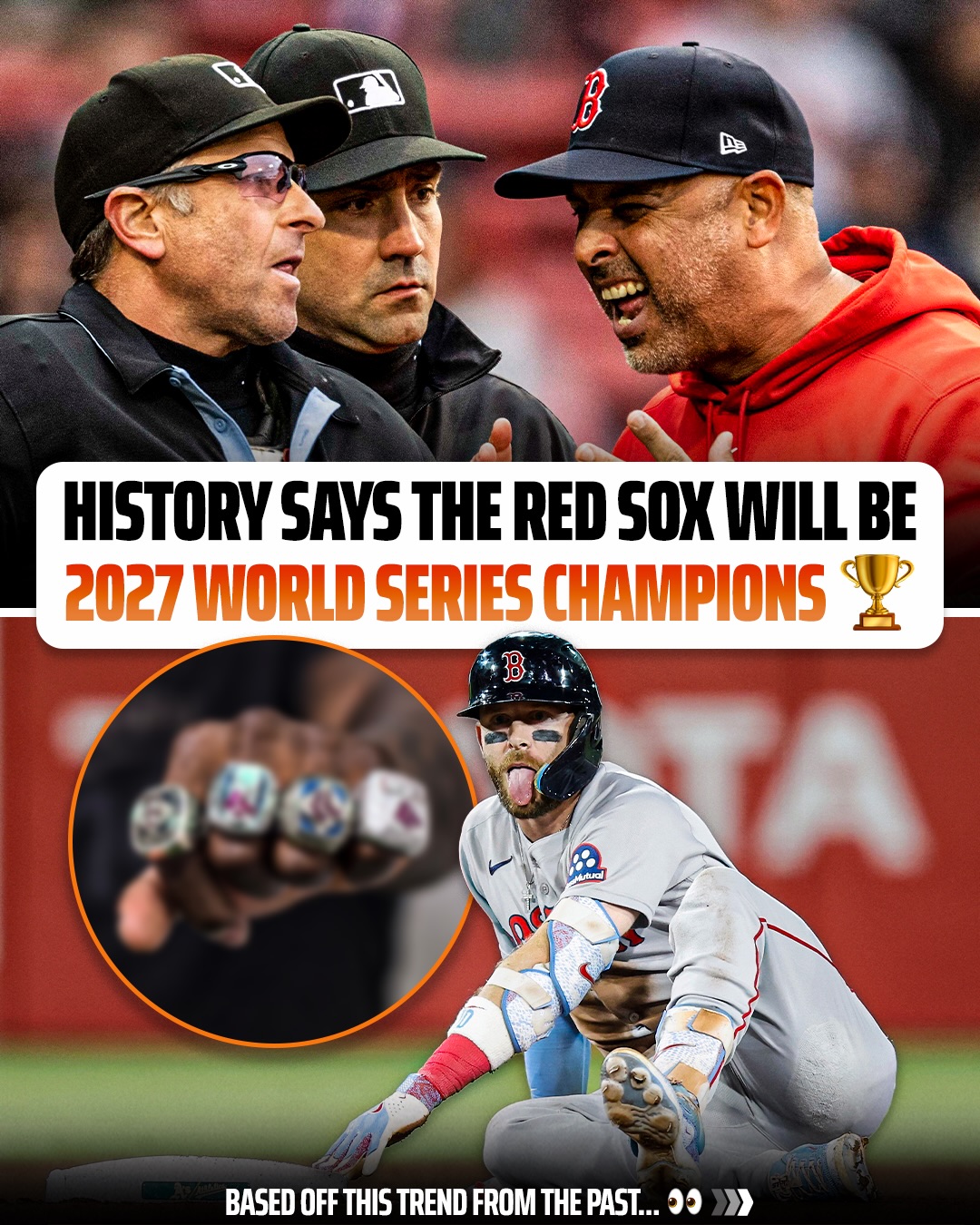 Don’t look now… but the Red Sox are currently undefeated in the Chad Tracy era 👀

(h/t @jaredcarrabis)