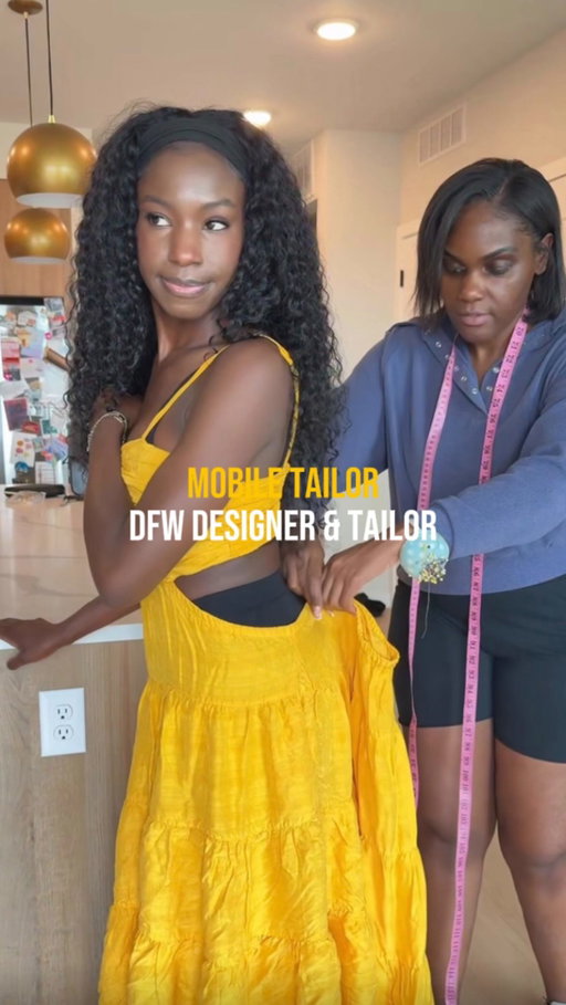 The key to feeling like an adult actually choosing convenience every time! ✨✨

It was actually SO nice to have clothes altered at home vs having to find somewhere to drop them off and wait days to pick them up again! Huge shoutout to @otsalterations for coming and bringing this dress I got from Reclectic back to life! All booking info is in her bio 💗

It was literally like chatting with a girl friend the entire time and you should definitely choose convenience when it comes to something like this where the fit matters! If you mention this video she’ll give you some $$ off of your first booking 💗🤏🏿

#100thingsindallas #mobiletailor #dallastailor #mobilealterations #dallasdesigner