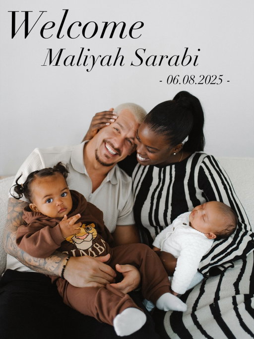 Our little Secret 🤫✨… is finally ready to be shared with the World. 🌍❤️
•
Almost one year ago… while so much was happening behind the scenes, while we were building, fighting, growing and protecting everything we believe in… another little miracle 👶🏽quietly entered our lives. 
•
On the 06.08.25 our second Baby-Girl "Maliyah Sarabi"👶🏽🦁was born.🥰
•
There are moments in life you don’t share immediately…
not because they are not important – but because they are too important.😌 Because they deserve your full presence, your protection, your silence… until the right time comes. 🕰️🙏🏼
This past year has been one of the most intense chapters of my life. So many Projects, so many responsibilities at the Hakuna Mipaka Oasis 🐾🌿… so much happening that you don’t always see on Social Media.👀
•
Sometimes silence doesn’t mean nothing is happening…
it means everything is happening at once. 🌊
•
Watching Nayla becoming a big Sister 🥹👧🏽… seeing them evolve and form this strong bond between one another and all that within the beautiful wild world🌍 I have created over the past 10 Years is something I can’t even put into words. It reminds me every single day of what truly matters in life. ❤️
•
I know many of you have been wondering why I’ve been so quiet… why things took longer… why content slowed down…  Now you know. 🙏🏼 Big things take time, Real things take even longer. 💭 And sometimes… the most powerful chapters are written in silence first. ✍🏼❤️
•
09.08.24 🤍 06.08.25
•
Welcome to the World our little Princess 👶🏽👑
Maliyah Sarabi ❤️🦁