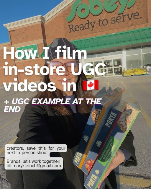 Filming in-store UGC can be intimidating, so I make sure to have a clip checklist! 👀 

This is how I film in-store content as a full time UGC creator in 🇨🇦 

Really enjoyed making thee in @canva 💻 Should I do more?? 

🏷️ ugc creator canada, ugc canada, canadian ugc creator, toronto content creator, toronto ugc creator, freelancer canada