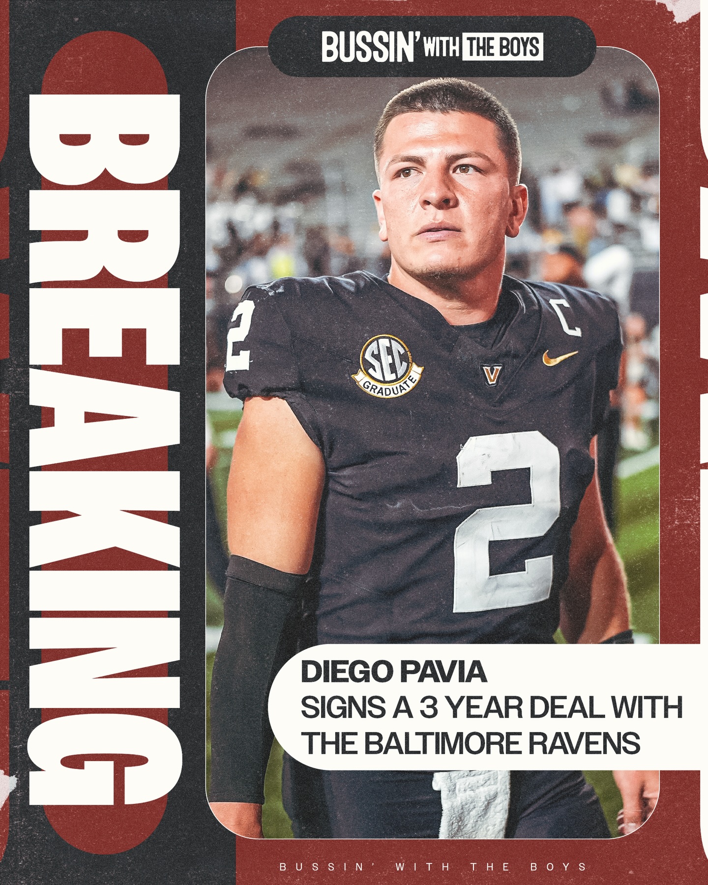 Ravens are signing former Vanderbilt QB Diego Pavia to a three-year deal, per @adamschefter 

LET’S GO @diego10pavia