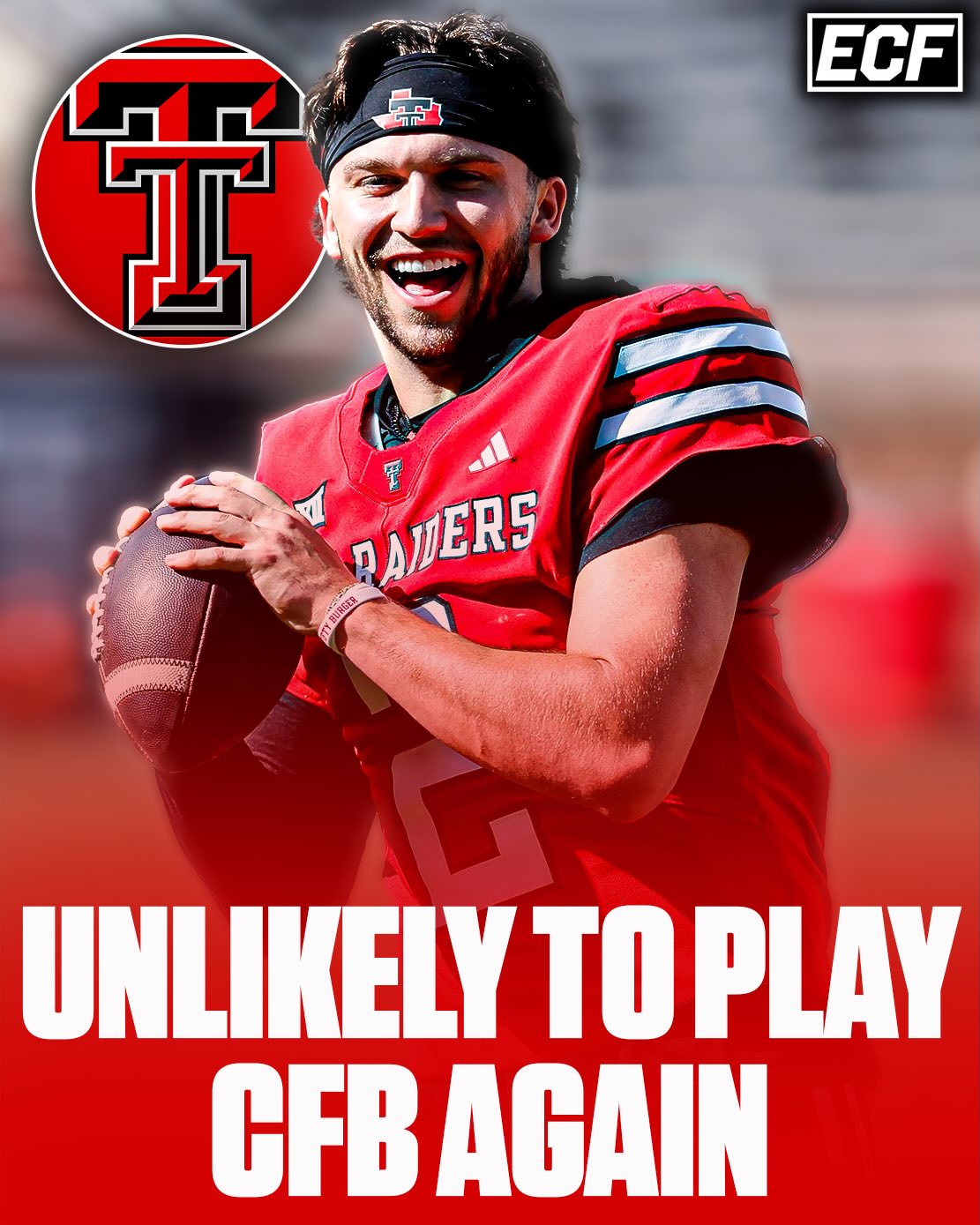 Pete Thamel says that Texas Tech QB Brendan Sorsby faces “long odds” to play College Football again 😬

“If you bet on your own team while you’re a member of that team you face a permanent ban.” 

Texas Tech paid Sorsby $5 million in NIL to transfer from Cincinnati to Texas Tech…

Thoughts? ⬇️