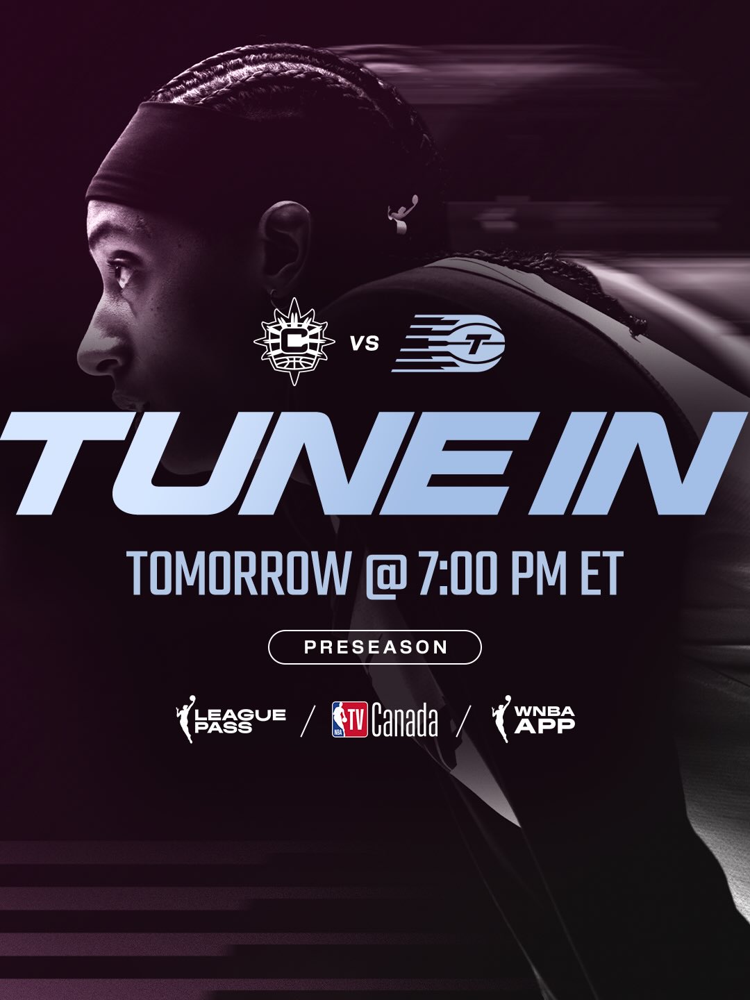 Preseason games have arrived, and we’ve got where to watch covered. 📺

Stream tomorrow’s League Pass game for FREE on the WNBA App, or watch with a NBA Canada subscription.

Tap in at the link in bio. 🔗