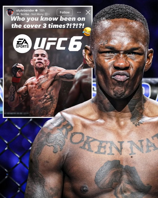 Israel Adesanya reacted to the UFC 6 cover of him getting punched by Alex Pereira 😭 (SWIPE)

(h/t @stylebender)