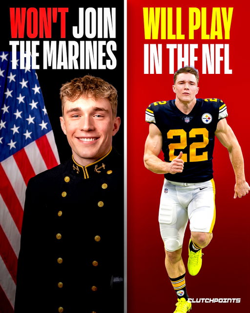 Eli Heidenreich grew up in the shadows of the Pittsburgh skyline, dreaming of the black and gold while dominating at Mt. Lebanon High School.

His journey eventually led him to the Naval Academy, where he established himself as one of the most explosive hybrid threats in program history.

Under normal circumstances, his graduation would have signaled the start of a mandatory five-year active-duty service commitment.

However, a recent shift in the National Defense Authorization Act has rewritten the playbook for elite service academy athletes.

The new federal policy allows a select number of graduates to defer their active-duty obligations to pursue professional sports careers.

This cleared the way for the Steelers to spend a seventh-round pick on the local product, bringing him home to the city that raised him.

He now becomes the first Navy player in decades to move directly from the academy to an NFL roster without a service delay.

It is a rare scenario where a literal act of Congress was the final piece of the puzzle for a draft-day homecoming. 🏴‍☠️🏙️🤝