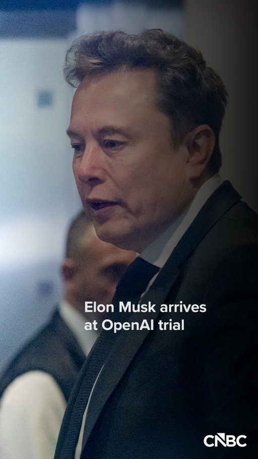 The highly anticipated trial between Elon Musk, the world’s richest man, and Sam Altman, the CEO of OpenAI, is in its second day on Tuesday.

Musk is the first witness called to testify.

Follow CNBC's live coverage of the trial between Musk and Altman at the link in bio.