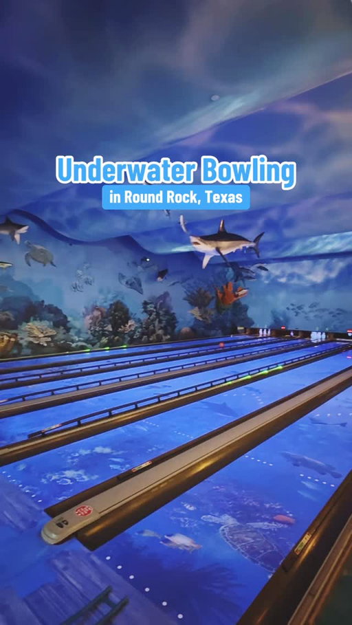 An underwater themed bowling 🎳 alley in Round Rock, TX 🦈

We love a theme & this one did not miss. Uncle Buck’s Fish Bowl and Grill has 12 bowling lanes featuring a unique underwater experience with shark murals, sharks hanging from the sky and even a shipwreck themed bar! We ordered the giant fish bowl drink (for the adults) which is perfect for sharing & the pepperoni pizza 🍕!

@ubfbroundrock

Price: Bowling is $32/hour on weekdays, $39/hour on weekends and $4.50/shoe rental

📍200 Bass Pro Dr, Round Rock, TX
Next to @bassproshops

#underwaterbowling #roundrocktexas #texastodo  #roundrock #austinthingstodo