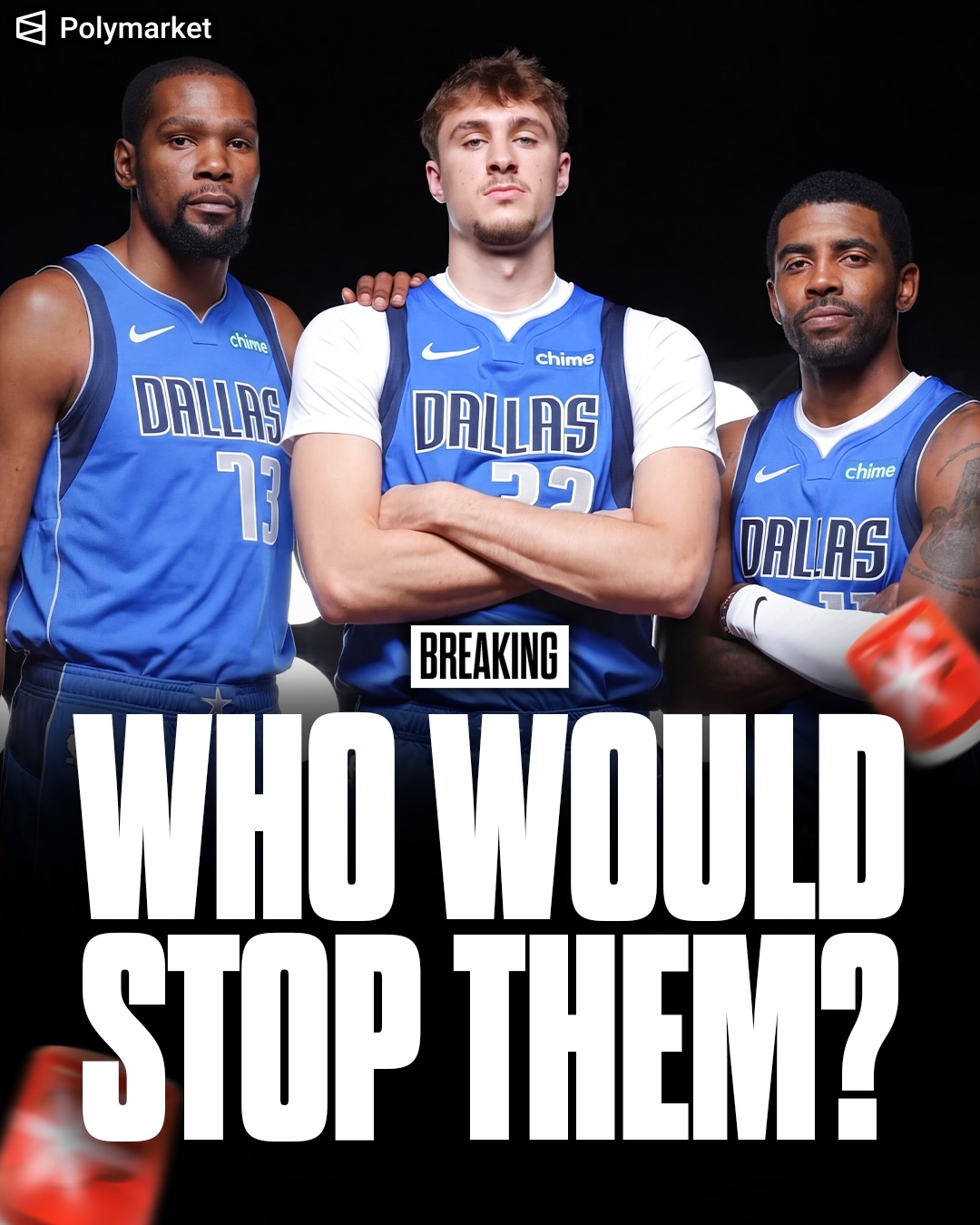 Who’s stopping this lineup? 😳

PG: Kyrie Irving 
SG: Brandon Williams 
SF: Cooper Flagg
PF: Kevin Durant 
C: Marvin Bagley 

Would you like to see KD on the Mavs?