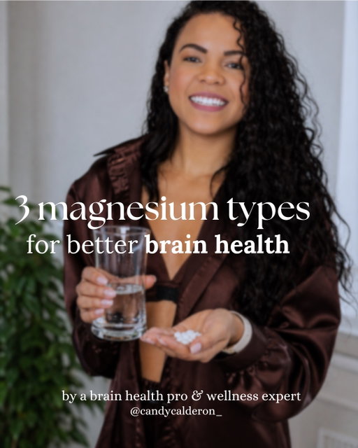 A common question i get is what’s my favorite type of #magnesium for brain health 🧠✨ here are my fav 3!

Of course, always consult with your doctor before any dietary changes and or adding any supplements to your routines.

#brainhealth #brainhealthvitamins #brainhealthminerals #minerals