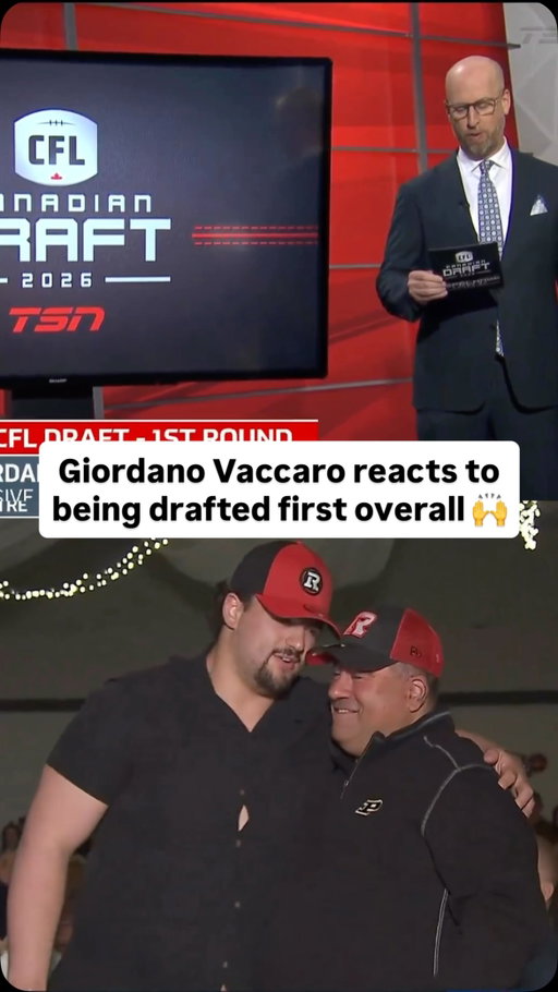 Ottawa makes Purdue O-lineman Vaccaro their 2026 No. 1 pick! 👏 #CFLDraft