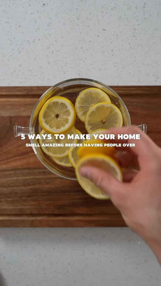 5 simple ways to make your home smell amazing before having people over

#apartment #cleaning #homescents