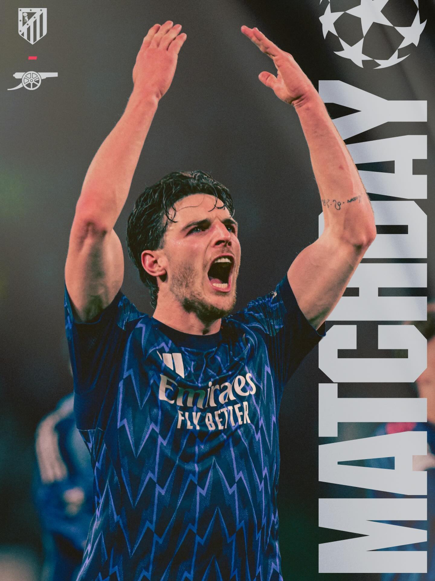 🔵 𝗠𝗔𝗧𝗖𝗛𝘿𝘼𝙔 🔘

🆚 Atletico de Madrid
🕗 8pm (UK)
🏆 Champions League
🏟️ Estadio Metropolitano