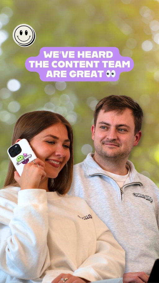 We thought it was about time we’d introduce our new content creators....

And what better way than by jumping on a trending video 👀

Izzy & Linus have both recently joined the Compelite Pro team, they’ll be creating engaging, on-brand content for clients and be heavily feaured in our own social media marketing 🫶