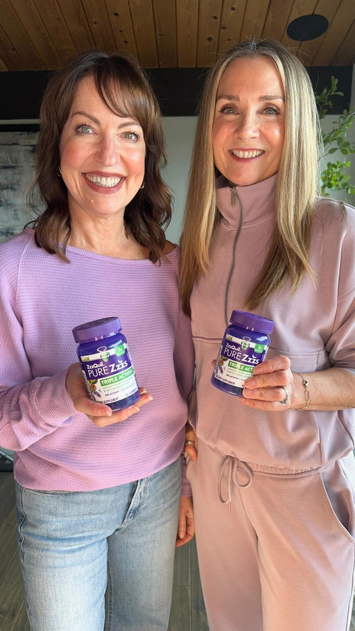 #ad #ZzzQuil_Partner Sleep can be elusive in mid life, especially on a Sunday night! Anticipating a busy week ahead can really wreak havoc on a good night’s sleep! 

Good thing we discovered @zzzquil PURE Zzzs Triple Action gummies—they combine melatonin to help you fall and stay asleep and ashwagandha to support a calm mood before bed! ZzzQuil PURE Zzzs gummies are 100% drug free, and non-habit forming so they support your natural sleep cycle. 

Getting a good night’s sleep is so necessary to help us feel and look our best! No more Sunday Scaries for us! 

#over50 #sleepwell #sleepbetter