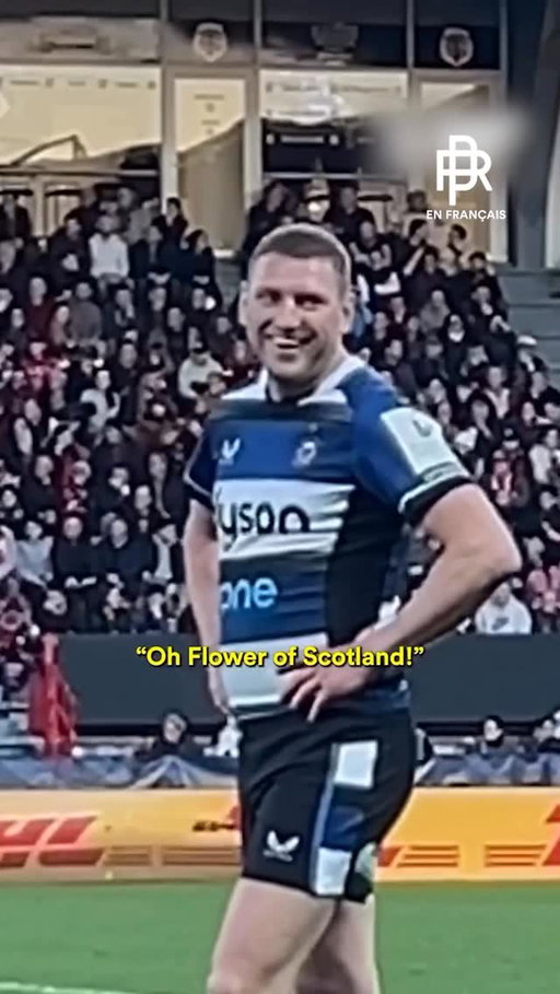 Finn Russell est toujours bien accueilli en France 😂

#InvestecChampionsCup #rugby