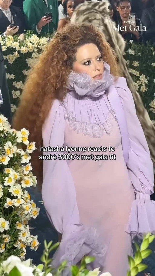 Okay, the piano strapped to #Andre3000’s back at #MetGala was one of 2025’s best looks, but we’re still unclear on what he was swinging around in a Hefty bag?! Look back as #NatashaLyonne takes it all in as we count down to this year’s spectacle.