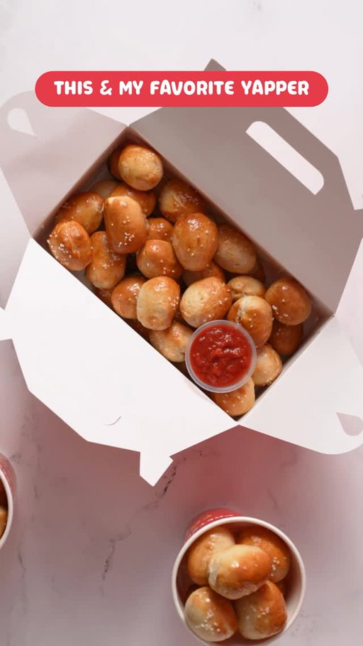 yap session powered by mozzarella stuffed bites 🧀