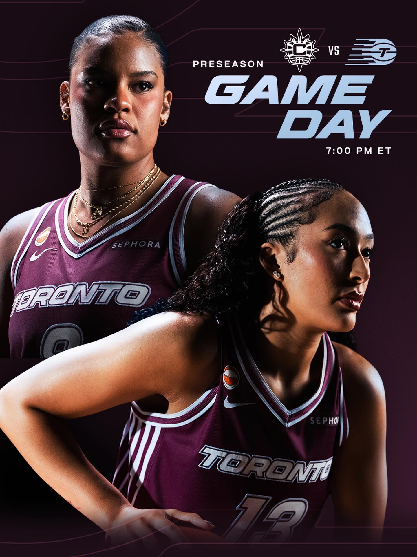 It’s showtime. 🎬

🆚 @connecticutsun 
📍 Coca-Cola Coliseum
⏰  7:00 PM EST
📺 WNBA League Pass/NBA TV Canada
