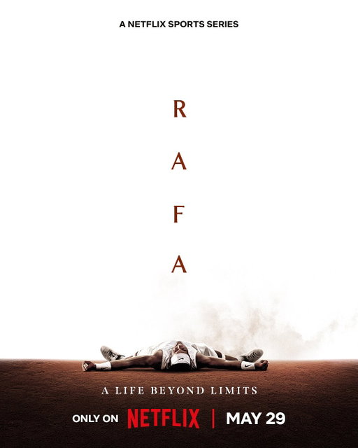 "To reach the top, you have to go near the limit." - @rafaelnadal

The documentary series RAFA premieres May 29.
