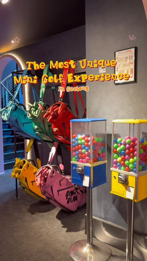 A mini golf spot in Geelong featuring 18 creative themed courses ⛳️✨

📍Fore Fun, 154A Moorabool St, Geelong VIC 3216 

We played the Ultimate Putt (18 holes) and had so much fun! 🤠

After playing you can grab a bite at their bar. They have unique signature cocktails like the “bin chicken” which is served in a bin-shaped cup 🤯🍸

#geelong #thingstodogeelong #minigolf #thingstodoingeelong  #thingstodomelbourne