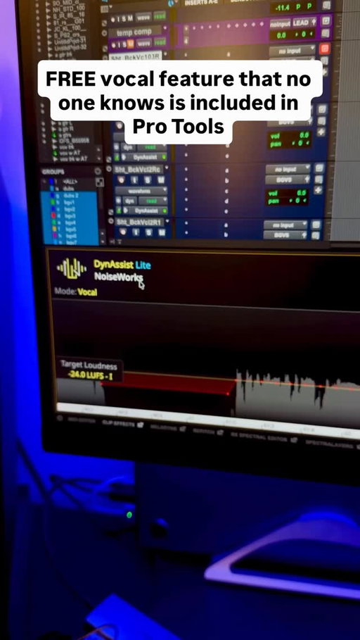 Everybody misses the hidden perks of @avid.protools but I lovvve the @noiseworksaudio Dynassist. It’s way easier than manually riding your vocal automations. 

#protools #musicproducer #mixingengineer #vocalproducer #recordingengineer