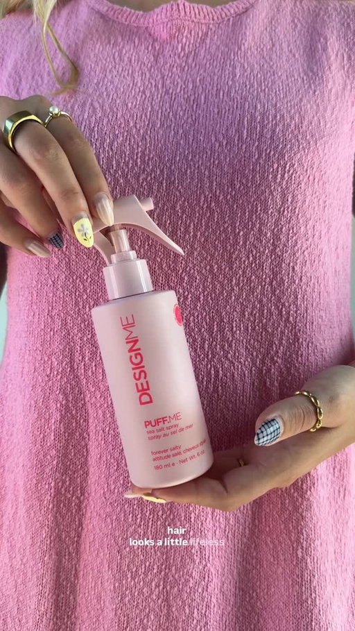 The best kind of day with @designmehair Sea Salt Spray 🌺 #designmehair