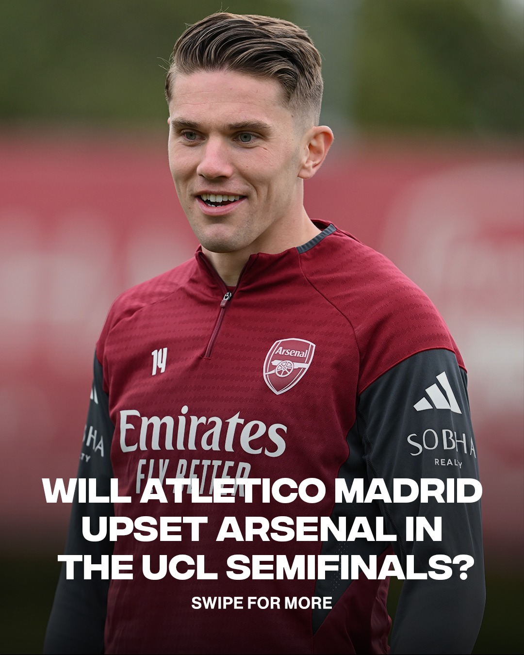 Wednesday brings the first semifinal leg of Atletico Madrid v. Arsenal. The pitch will be flush with elite talent on both sides, but as of now, the public is split. 46.7% of ML bets at @fanaticssportsbook (odds subject to change) are for underdog Atletico, while Arsenal has collected 45.2%.⁣
⁣
Who ya got??⁣
⁣
(Photos via @GettyImages)