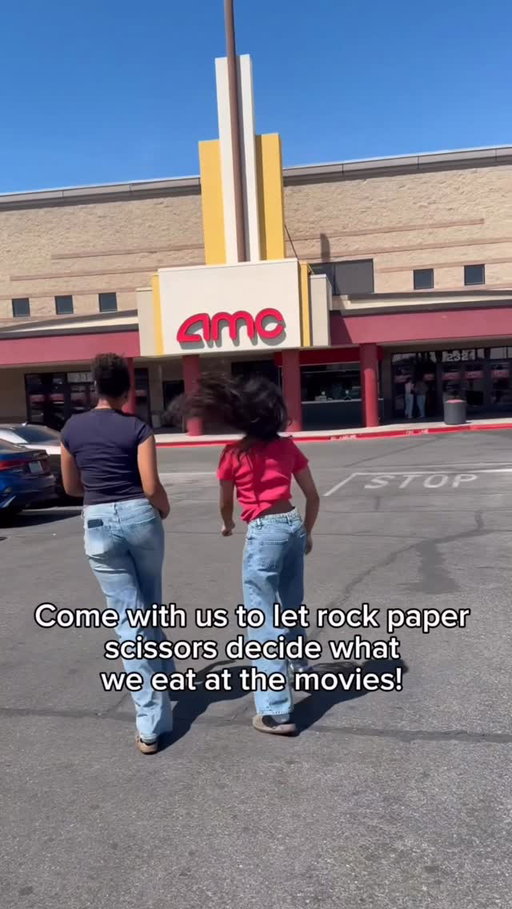 #ad Night at the movies controlled by rock paper scissors! 🪨📄✂️ @cocacola @amctheatres