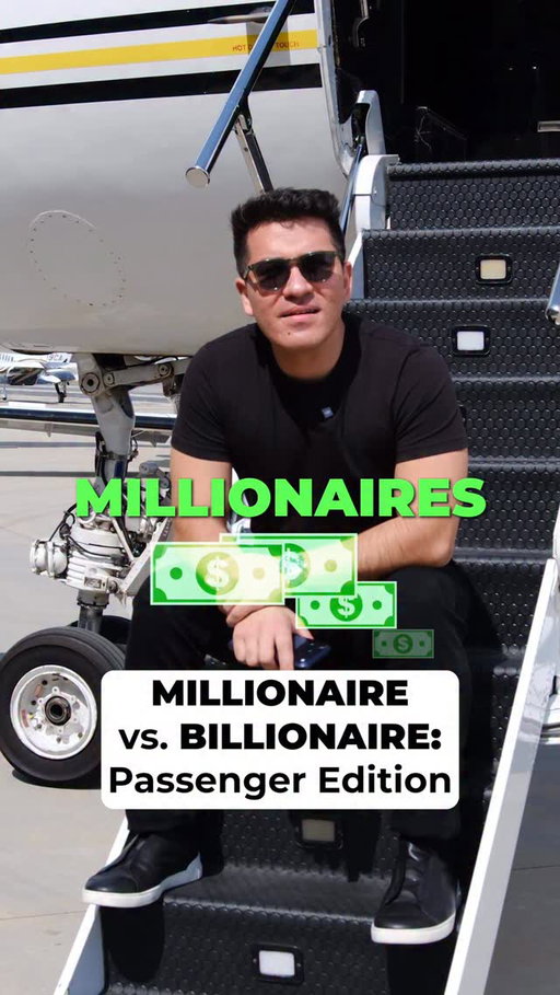 Kolin can always tell if a passenger is a millionaire or a billionaire. Can you? 

#FlyAmalfi #Millionaire #Billionaire @thekolinjones