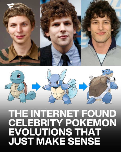 Pokémon… but make it Hollywood 👀

The internet found a few celebrity Pokémon evolutions that just make sense.

These mashups map out how your favorite stars would evolve if they were part of a Pokédex, pairing iconic actors and musicians with the Pokémon they seem to embody.