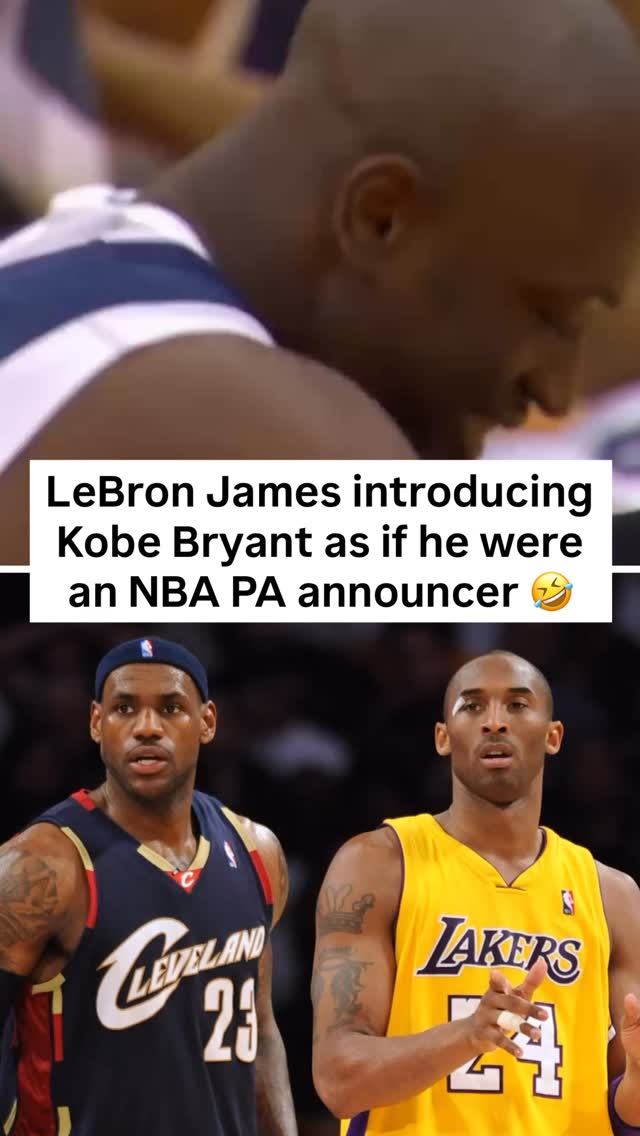 LeBron James was messing around during a Team USA practice and introduced every member with an announcer’s voice - including the late great Kobe Bryant 🔥

(🎥: NBA)