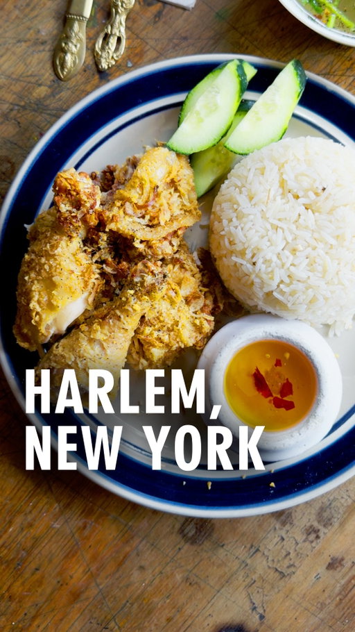 It’s listed as a Thai restaurant. But Pat runs it alone, and the menu is based on his imagination and memories from Bangkok. 

📍 Bangklyn East Harlem
2051 2nd Ave, New York, NY 10029

Thank you to Erik from @milkburger who told me about Bangklyn years ago. It took me a while to get the interview. Follow me for more stories about people and food.