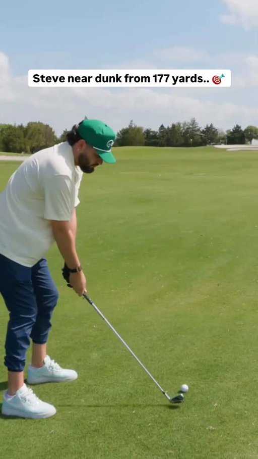 Near Hole Out in @stephen_lucilo first video BACK 🐐