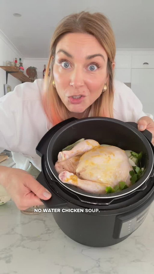 Water-less Chicken Soup! The internet made me do it 🐓