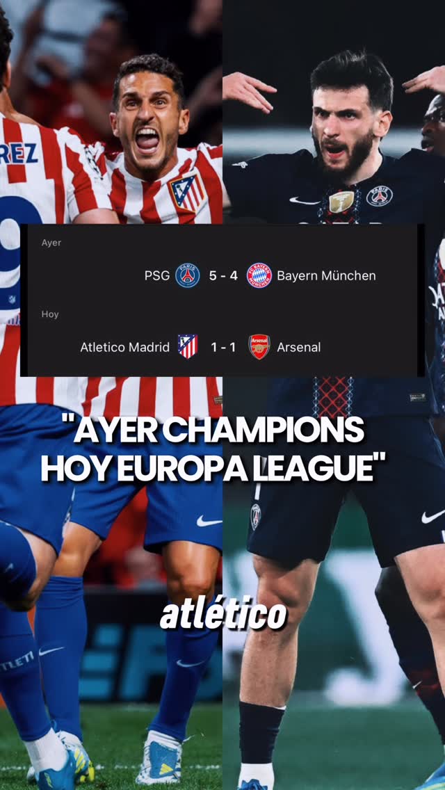 Ayer Champions, hoy Europa League… 

#futbol #championsleague