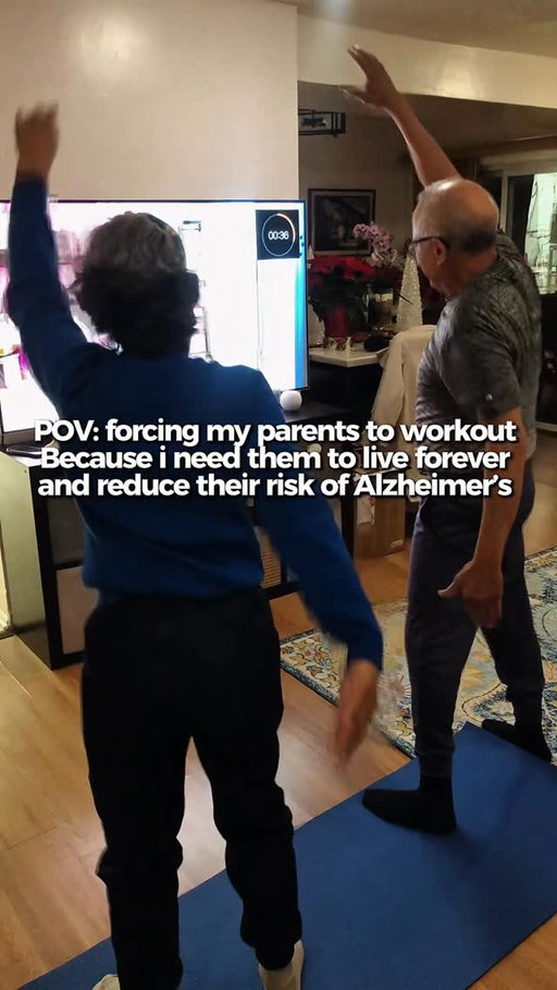 i mean, somebody have to do it 🤣

I’ve been thinking a lot about what it really means to support my parents as they get older… not just being there for them, but actively helping them stay sharp, strong, and independent for as long as possible so they spend less on hospital bills and more in living longer, and happier.

So I’m starting a new series: “Aging Powerfully: The Aging Parents Protocol.”

I’ll be documenting exactly how i support my parents (from what I have them eat, to brain health routines, workouts, movements, supplements, biohacks for longevity), and even the role of connection and joy in protecting their minds from Alzheimer’s.

💪🏽 i want my viejitos for a long time, STRONG and powerful!

If you want to learn how to better support your parents (or yourself), this series is for you.
_

✨ Comment PARENTS and I’ll send you the link to join the community + newsletter where I’ll be sharing deeper strategies, tools, and resources. 

#alzheimer #alzheimersprevention #cognitivedecline #dementia #aging