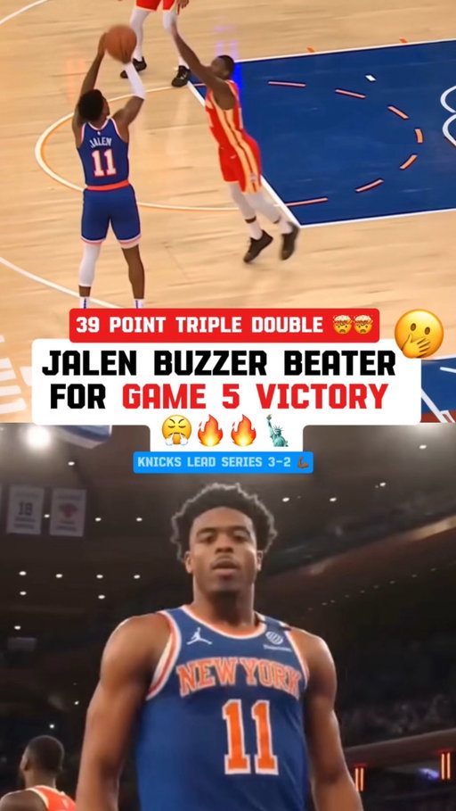 I just want to say thank you @jalenbrunson1 and the @nyknicks for trusting me with the shot last night 3 down 1 to go! 🗽🏀 #knicks #reelsviral #jussjalen 

Thanks @flik.ai for making this dope vid for me 💪🏾