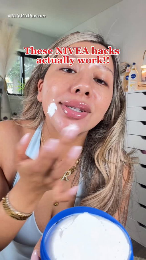 NIVEAPartner I can’t believe I’ve been talking about this creme for years & now it’s on Tik Tok shop!

the same NIVEA Creme I use on my dry patches, as an overnight mask, for flyaways... all in one tin. like I’ve been putting you guys onnn.

if you’ve ever saved one of my NIVEA videos, this is your sign to finally try it (or restock because I know you ran out). and the Glowy Lip Care set?? obsessed. hydrated, glossy, not sticky.

NIVEA is doing 10% off this bundle on TikTok Shop through 5/5, so I wouldn’t wait! @niveausa #NIVEAUSA #NIVEAPoutCheck #Beautyfinds #tiktokshop #NIVEAGrandopening