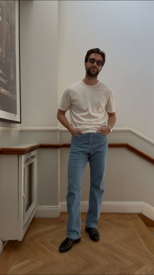 An unofficial first look at our light-wash denim, quietly released in limited numbers on our site @giabeofficial