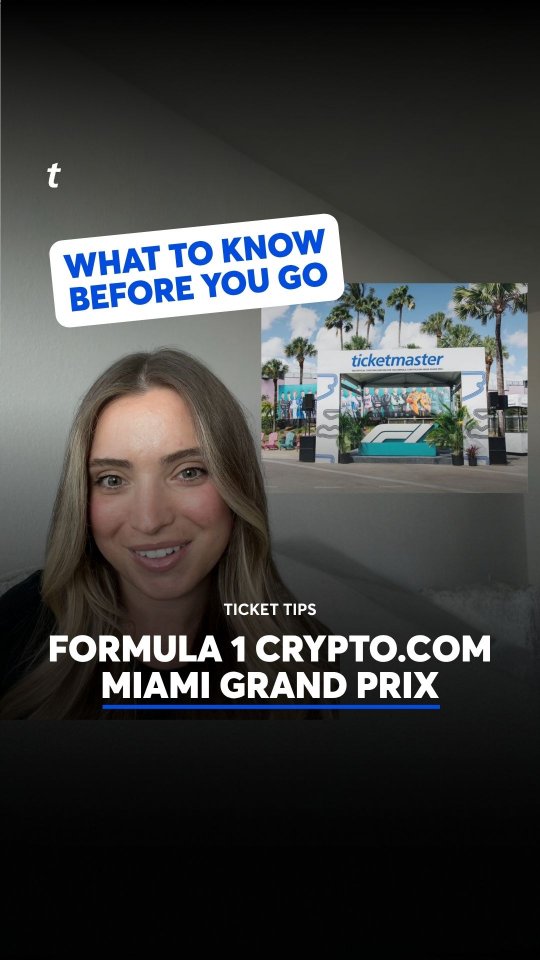 The Formula 1 Crypto.com Miami Grand Prix is here. 🏎️

Not sure what the difference is between ticket types? Last year’s social media giveaway winner @brooke_annm breaks it down so you know exactly what you're getting before race weekend. @f1mia