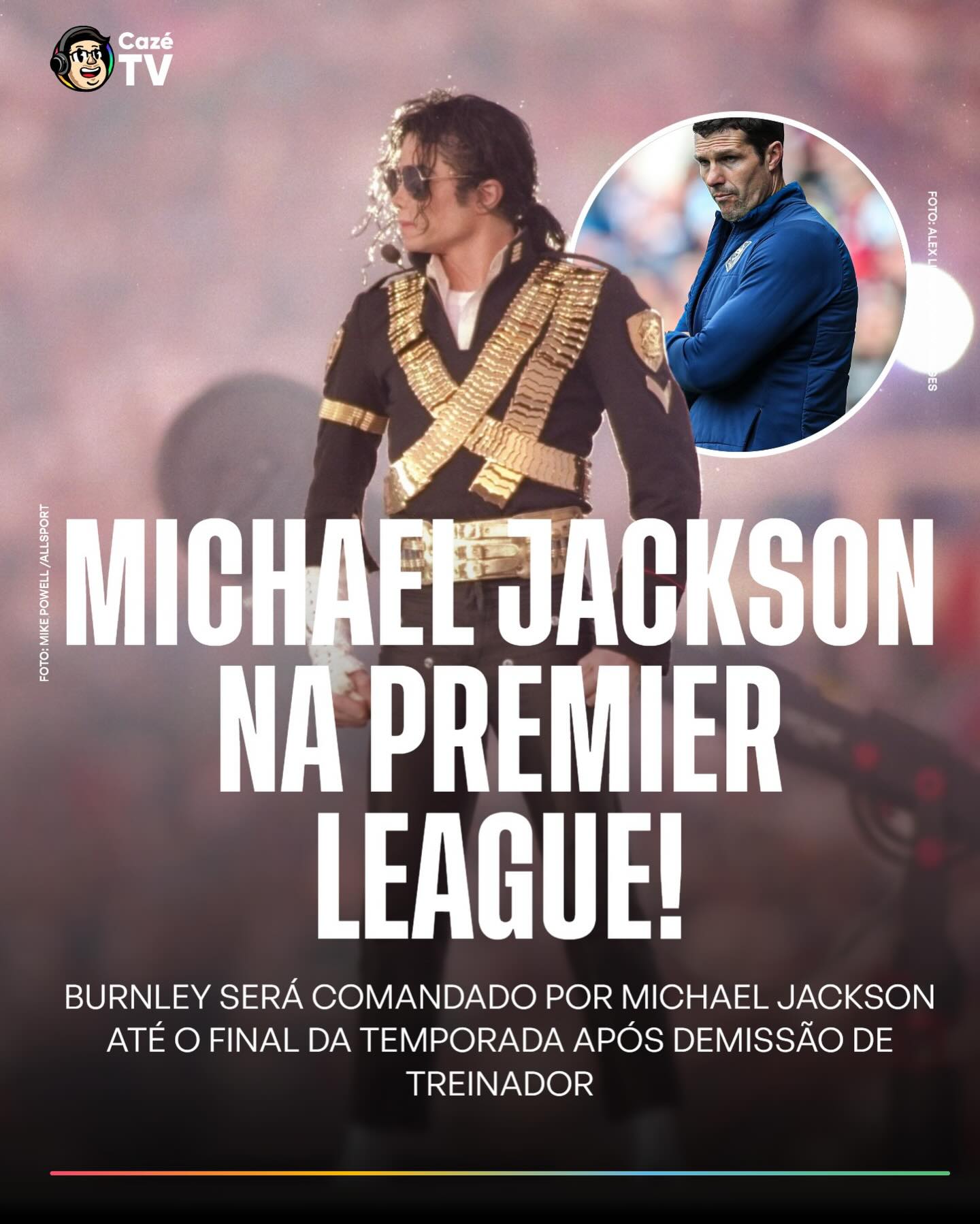 MICHAEL JACKSON VAI TREINAR O BURNLEY ATÉ O FINAL DA TEMPORADA! 😳😳

Calma, vou te explicar: a equipe inglesa demitiu Scott Parker, que estava desde 2024 no clube e anunciou que o profissional ficará como interino! 😅

Rapaz… 🫨

#CoberturaCazéTV #Burnley #PremierLeague #MichaelJackson