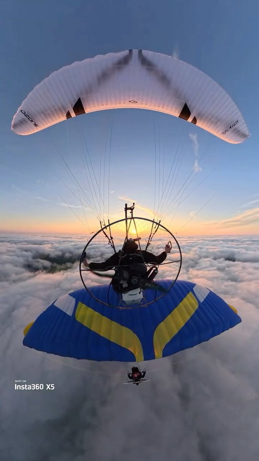 Getting the angles with the new @insta360 X5, basically got my own drone following me 🙌 

To buy the camera at a discounted price, use the link below or in my bio💥

https://www.insta360.com/sal/x5?utm_source=AffiliateCenter&utm_medium=copylink&utm_term=INRSG2713R5

Code at checkout - INRSG2713R5

#paramotor #flying #insta360 #clouds