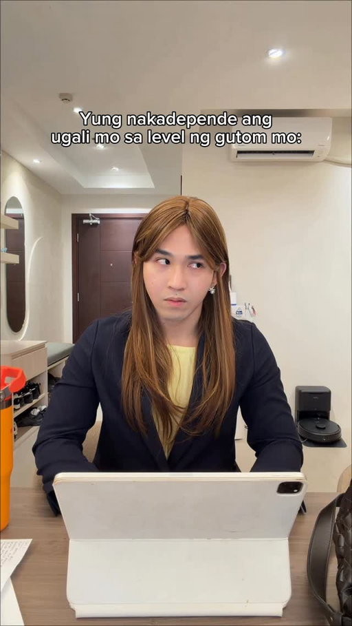 Down to earth naman pala pag gutom