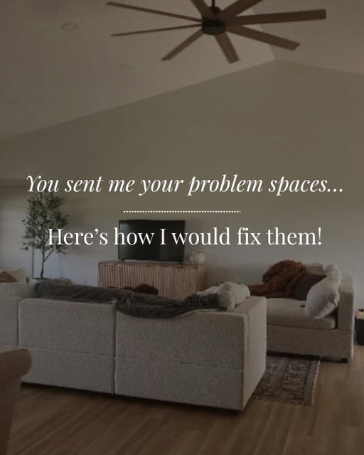 Comment ✨design✨ and I’ll send everything to you via DM.

You sent me your problem spaces… so I mocked up exactly how I’d fix them. Same rooms, just with a few better pieces, smarter layout choices, and the kind of updates that make everything feel more intentional.

Most spaces don’t need a full overhaul, they just need the right mix of furniture, texture, and a few pieces that actually work together. These are the exact items I’d use to make each room feel calmer, more pulled together, and a whole lot better to live in!! 

And if you’re interested in having me redesign your space next, let me know in the comments!

https://liketk.it/6asyw LinkDM *463*