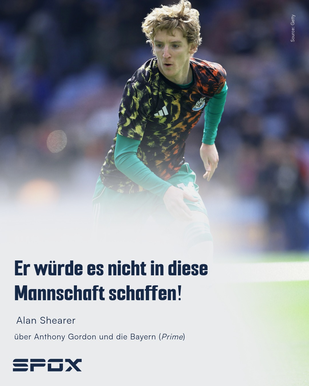 Dem FC Bayern wird nachgesagt, dass er ein Auge auf Anthony Gordon geworfen hat. Doch ob der Newcastle-Stürmer tatsächlich das nötige Niveau mitbringt, wird von einer Fußballlegende infrage gestellt... 🤔