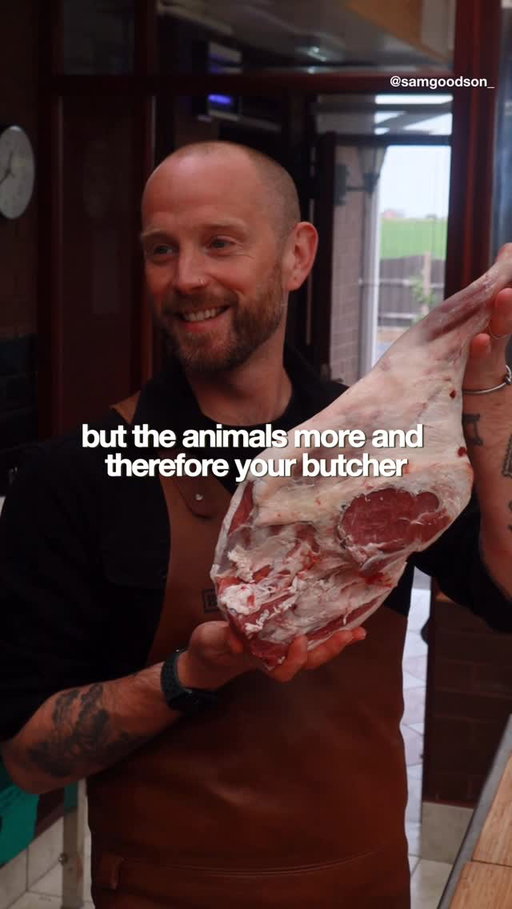 Dissociation from food is slowly killing us.

Not just physically… but mentally.

If you eat meat but you can’t tolerate the sight of a carcass, you’re not alone. 

Most people feel that way. 

But that reaction highlights something deeper:

Animal quality of life becomes an afterthought.
Meat quality and sourcing becomes meaningless.
And food becomes something abstract… 

No connection to the animal.
No connection to the farmer.
No connection to the butcher.

When food becomes abstract… quality stops mattering. And if quality stops mattering, so does our health.

People end up eating low quality food while telling themselves it’s normal. 

When you face the reality and connect with food, something changes…

You respect the animal more.
You respect the butcher more.
And you demand better standards.

Dissociation breeds carelessness.

Humanity needs Connection 🌍

#carnivore #butcher #meat