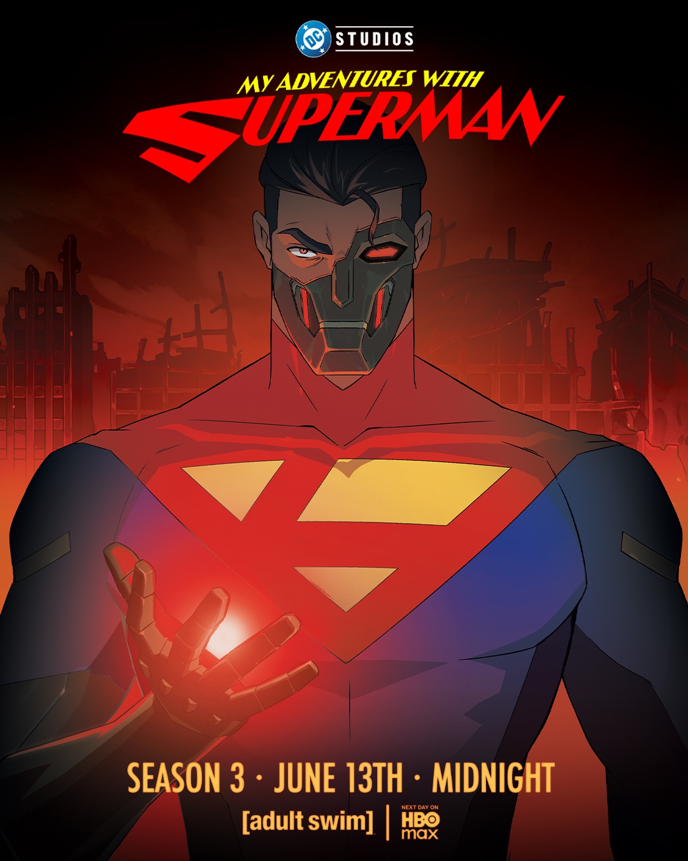 Not every Superman protects tomorrow. My Adventures with Superman S3 - Coming June 13th | Next Day HBO Max