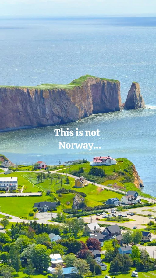 Can you believe where this is?! 😍 
 
Welcome to Gaspesie or the Gaspe Peninsula which is located in Quebec 🇨🇦 This has to be one of the most beautiful places in all of Canada 🥰 You’ll find stunning vistas, amazing wildlife, and gorgeous trails in Gaspesie! 
 
Gaspesie is seriously such an underrated travel destination and a hidden gem in Canada 🍁 
 
‼️ Comment “GASPE” for my FREE travel map of Gaspesie including best things to do, where to stay, and more! 
 
Gaspesie. Quebec. Quebec Canada. 
#gaspesie #quebec #explorecanada #traveldestinations #beautifuldestinations