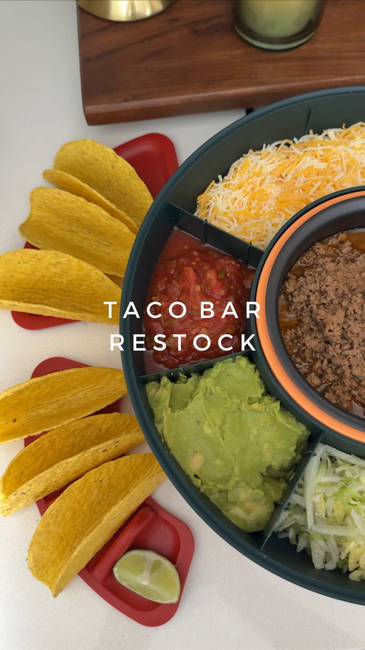 Restocking my taco bar 🌮🥑🌯🌶️
Comment ‘tacos’ if you want the 🔗

#food #asmr #amazonfinds #satisfying #tacos 
asmr sounds, hosting finds, amazon favorites, amazon must haves, mexican food, 5 de mayo, recipes, aesthetic, trendy reels
