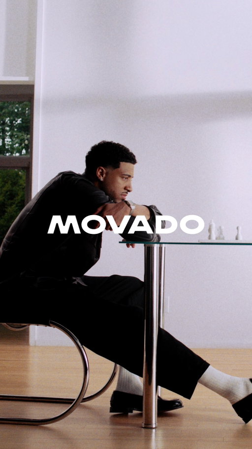 Haliburton is ahead of the game with a flick of the wrist. 

The Movado Heritage 1917 serves style and power.